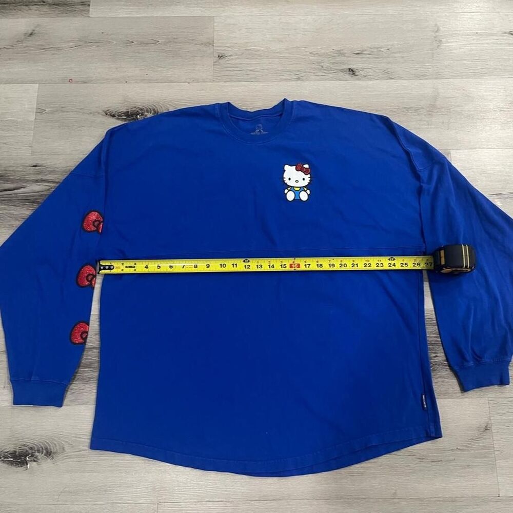 Universal Studios Hello Kitty Royal Blue Spirit Jersey XXL Glitter - Picture 2 of 6